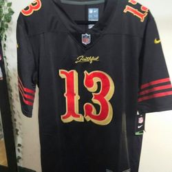 New Brock Purdy #13 San Francisco 49ers Black Rivalries Jersey Size L