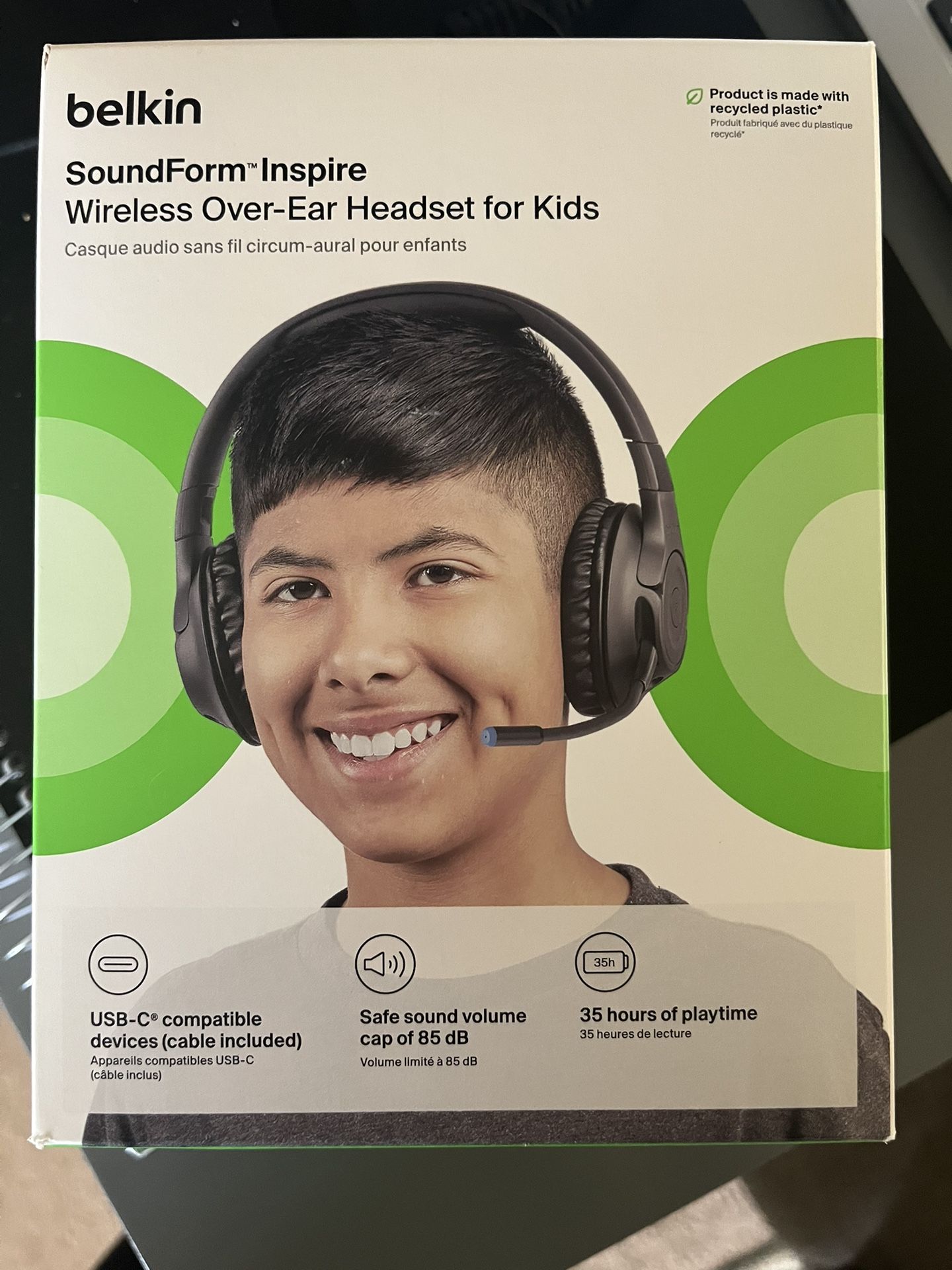 Brand New Open Box Wireless Over-Ear Headset For Kids