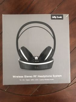 Jelly Comb-wireless Stereo RFHeadphone system