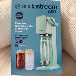 SodaStream Art Sparkling Water Maker with CO2 and Carbonating Bottle Mint