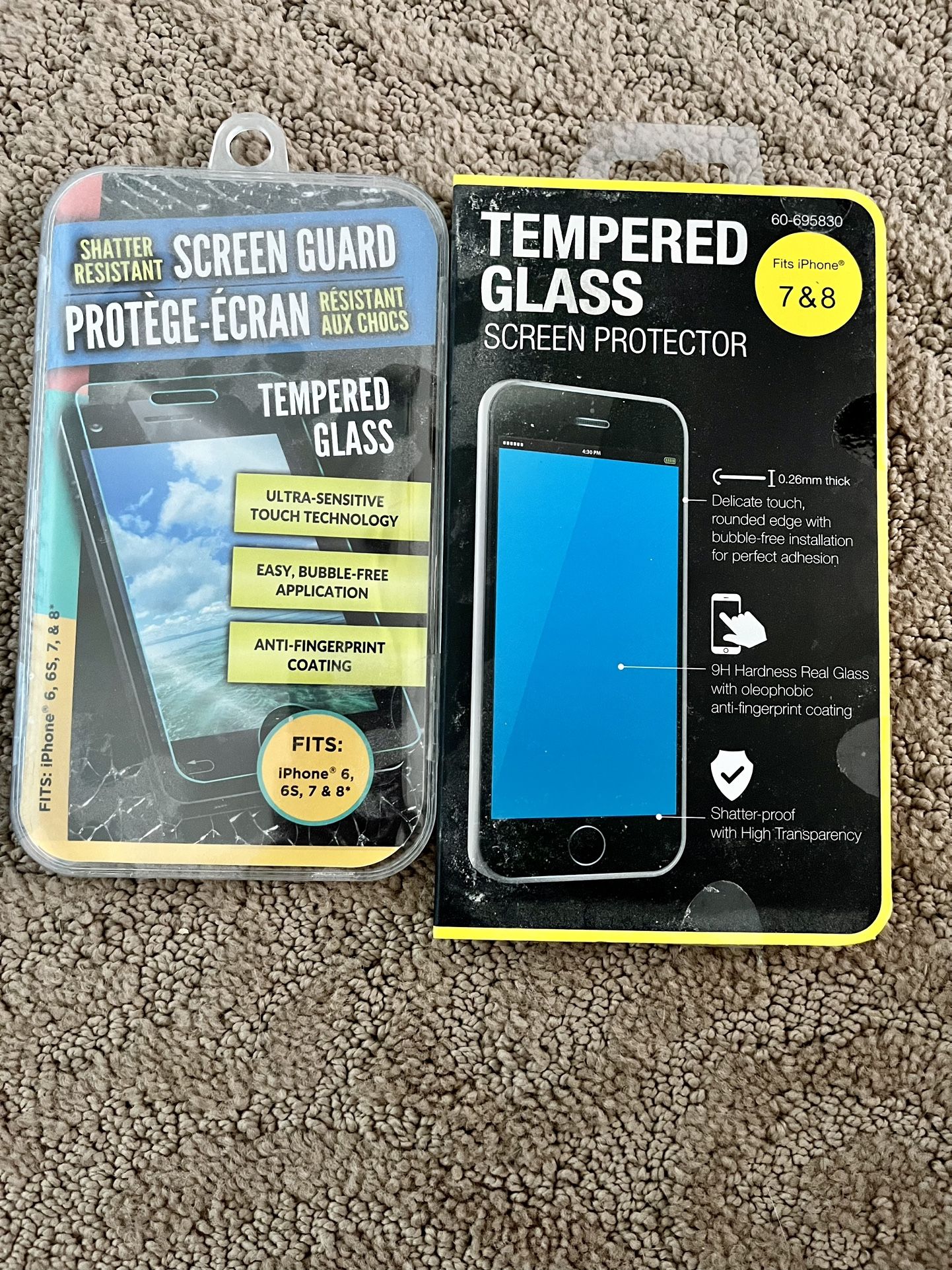 New Tempered Glass Screen Protector iPhone 8 Phone Accessories 