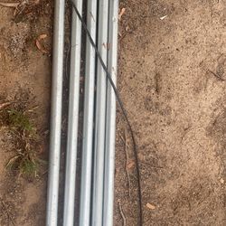 11   8ft Fence Poles  Brand New $100