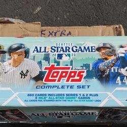 2023 MLB Seattle All Star Game Topps Baseball Card Complete Set Exclusive Factory Sealed 660 Cards Plus 5 Exclusive All Star Game Cards