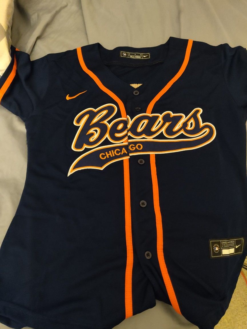 Chicago Bears Jersey Baseball Style