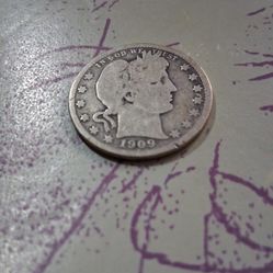 Silver Barber Quarters 