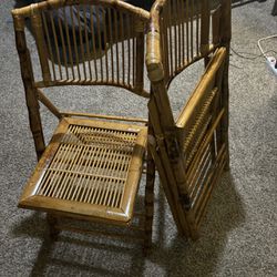 Bamboo Folding Chairs 
