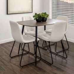 Modern Dining Table and 4 Chairs