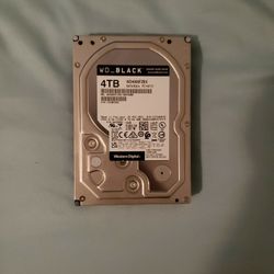 WD Black 4tb HDD