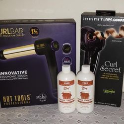 X4 NEW IN BOX HAIR STYLING CARE HOT TOOLS CURLING IRON CONAIR INFINITI CURL SECRET PRO JHERI REDDING SALON TROPICS CONDITIONER