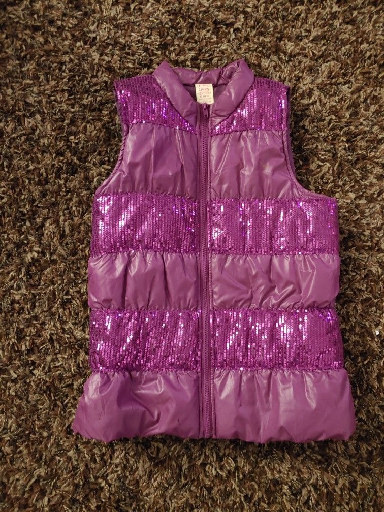 Cute Girls Sparkly Vest