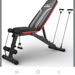 🏋️‍♂️ Flybird Adjustable Weight Bench – Foldable / Banco de Pesas Ajustable Flybird 🏋️‍♂️