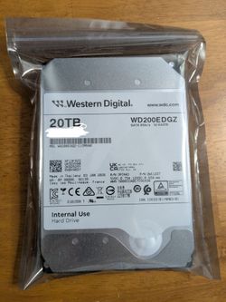 Brand new WD 20TB drive - WD200EDGZ