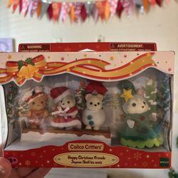 Calico Critters- Christmas Figurines