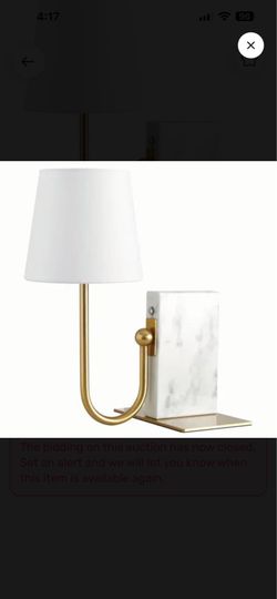 Marble Light Bookend