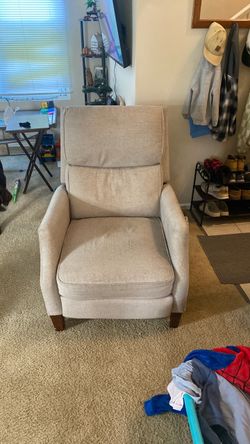 Gray recliner