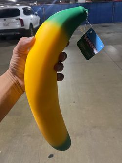 Squeezy Banana Squishy Toy