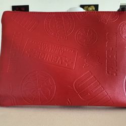 United Airlines Spider-Man: Far From Home Limited Edition Zip Up Bag Pouch Red