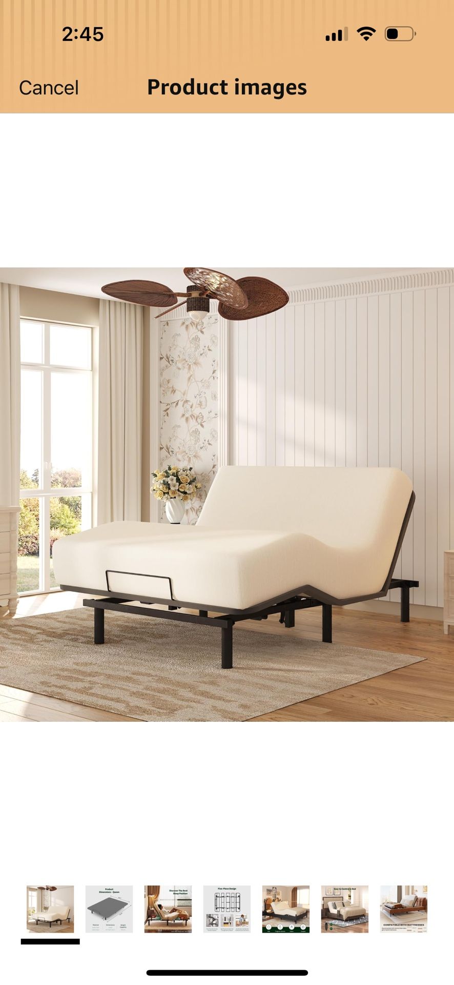 Queen Size Adjustable Bed Frame