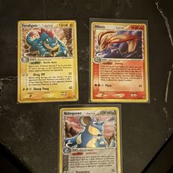 Feraligatr, Milotic And Nidoqueen Delta Species 