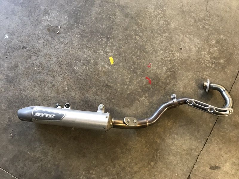 Came of 2012 Yfz 450r GYTR Full racing exhaust