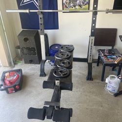 Bench And Incline Bench w/ Leg Curl/Extention