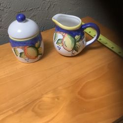 Creamer And Sugar Bowl