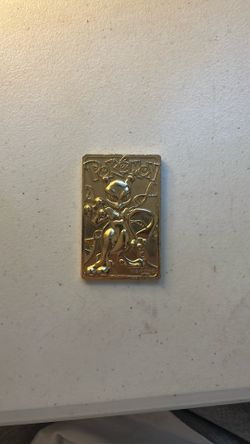 1999 gold mewtwo Burger King kids meal toy