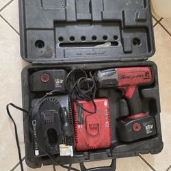 Snap-on 1/2" Drive Impact With 2 Batteries And Charger