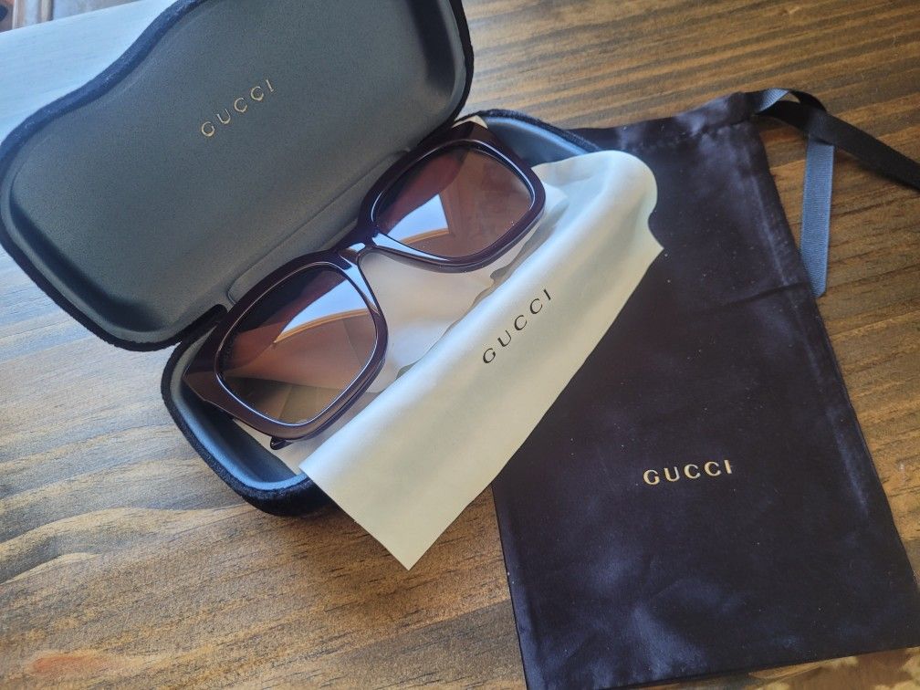 Brand New GUCCI Sunglasses GC002015 in Burgundy