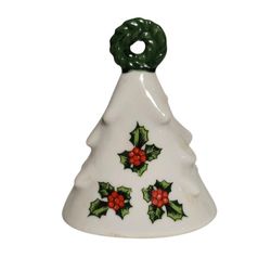 lefton christmas bells vintage 3" numbered with sticker