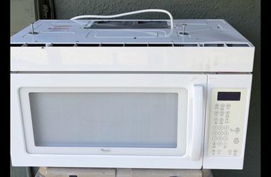 Whirlpool over the range microwave