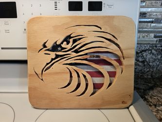 American Eagle Engraved Art