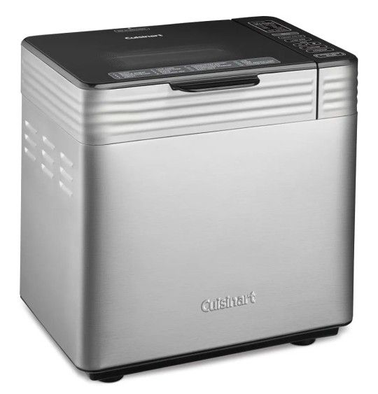 Cuisinart Bread Maker Machine, Stainless Steel Convection Bread Machine with 16 Menu Options