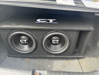 CT Sounds 2” 12 Subwoofers W Box