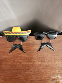 Cinco De May Moustach Sunglasses