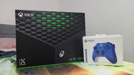 Xbox Series X 1TB Console with Shock Blue Controller