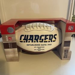NFL Chargers Collectible Football In Box