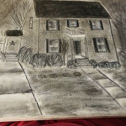 Chalk drawing Picture By Caitlin Mason Make Offer 