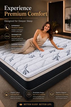 Brand New Ortho Supreme Mattresses – prices vary by size- Enjoy fast Free Delivery - Hablamos espanol