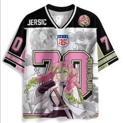 Demon Slayer Mitsuri Anime Football Jersey XL