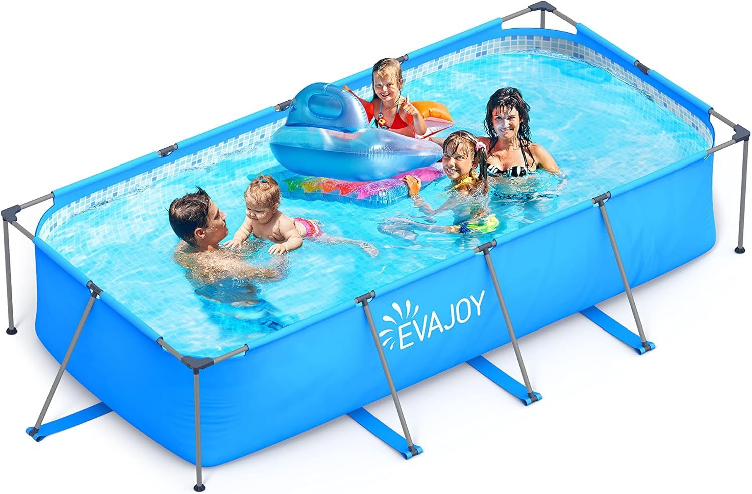 Brand New 14ft EVAJOY Metal Frame Pool – Never Used, Great for Summer
