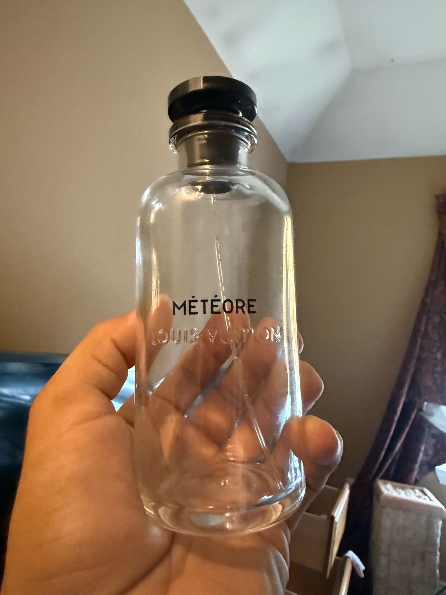 Empty LV bottle
