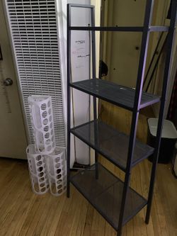 Bookshelf with free 3 ikea variera rack