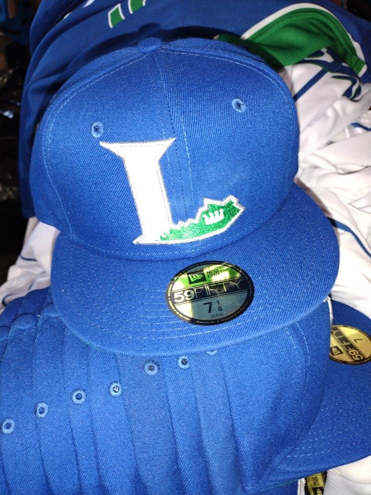 Brand New Lexington Legends Baseball Fitted Hat Size 7 5/8 Make A Great Christmas Gift..