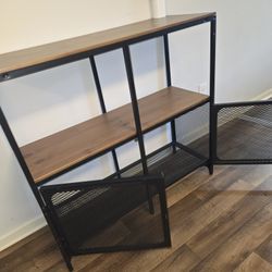 Ikea fjallbo Wood And Metal Cabinet