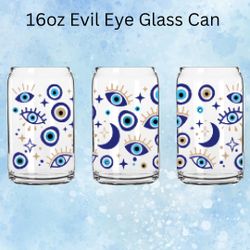 Evil Eye Glass Can