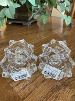 Two votive starburst candle holder