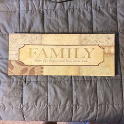 Family Sign