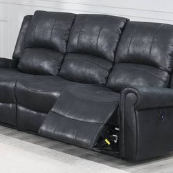 Brand new Power Recliner 3 Piece Set Sofa Love Seat Chair Black