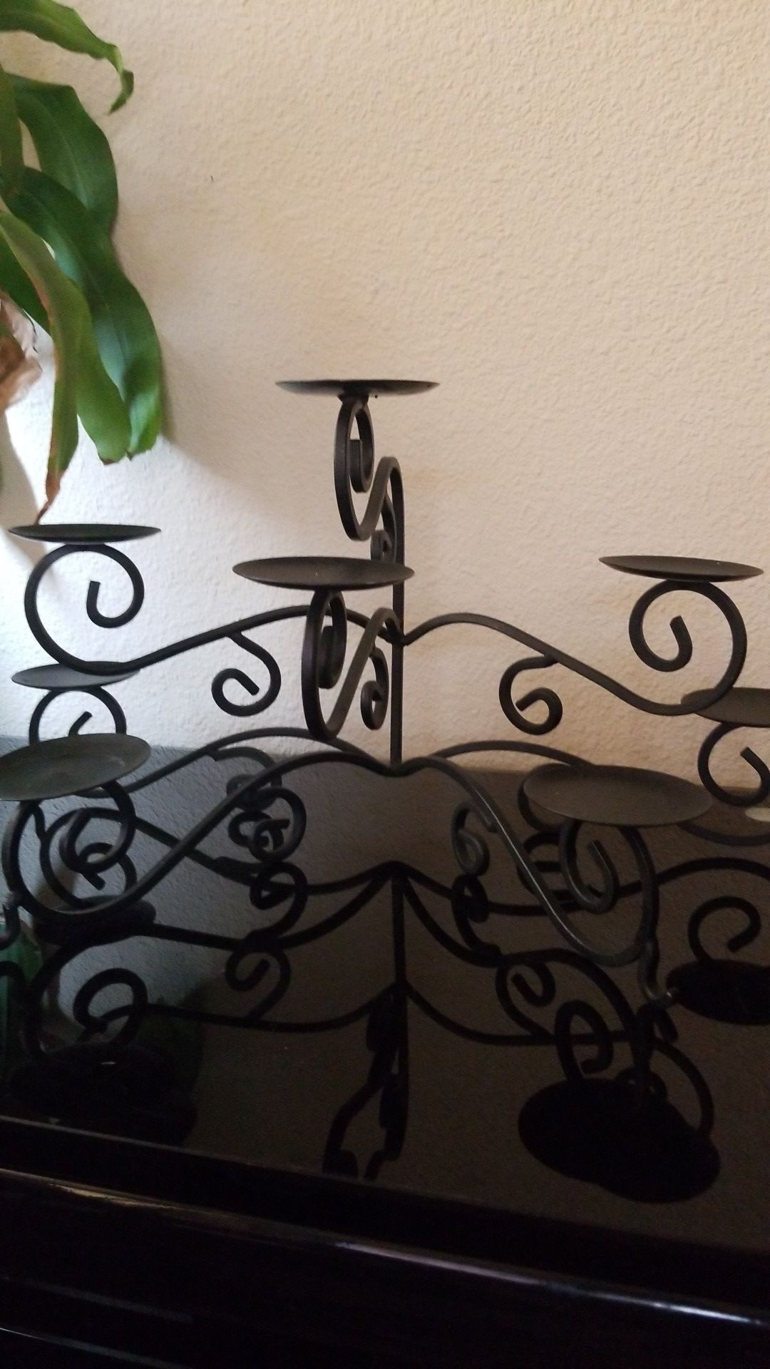 Gorgeous cast iron candelabra